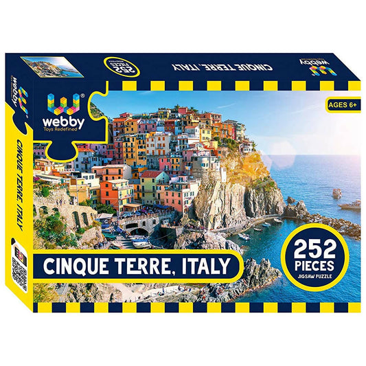 Webby Cinque Terre & Italy Jigsaw Puzzle- 252 Pcs