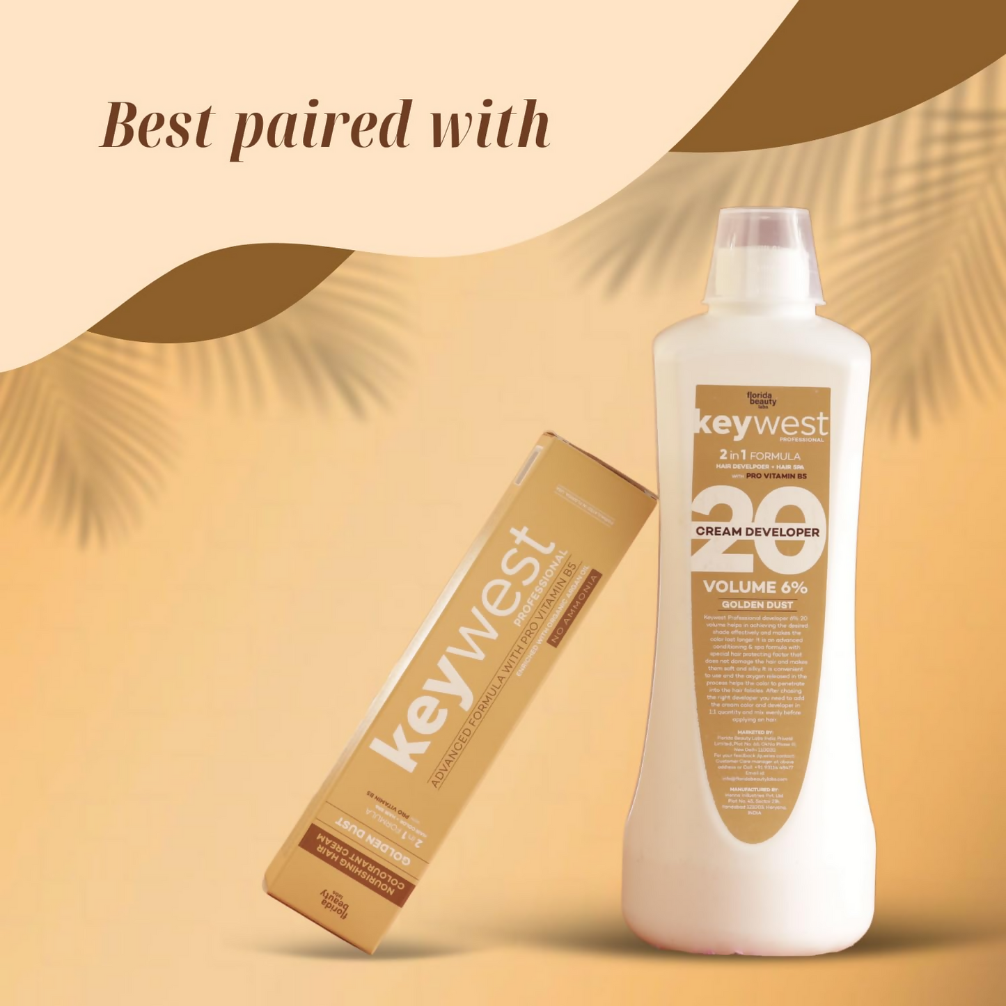 Keywest Professional Hair Color Tube - No. 3 Dark Brown