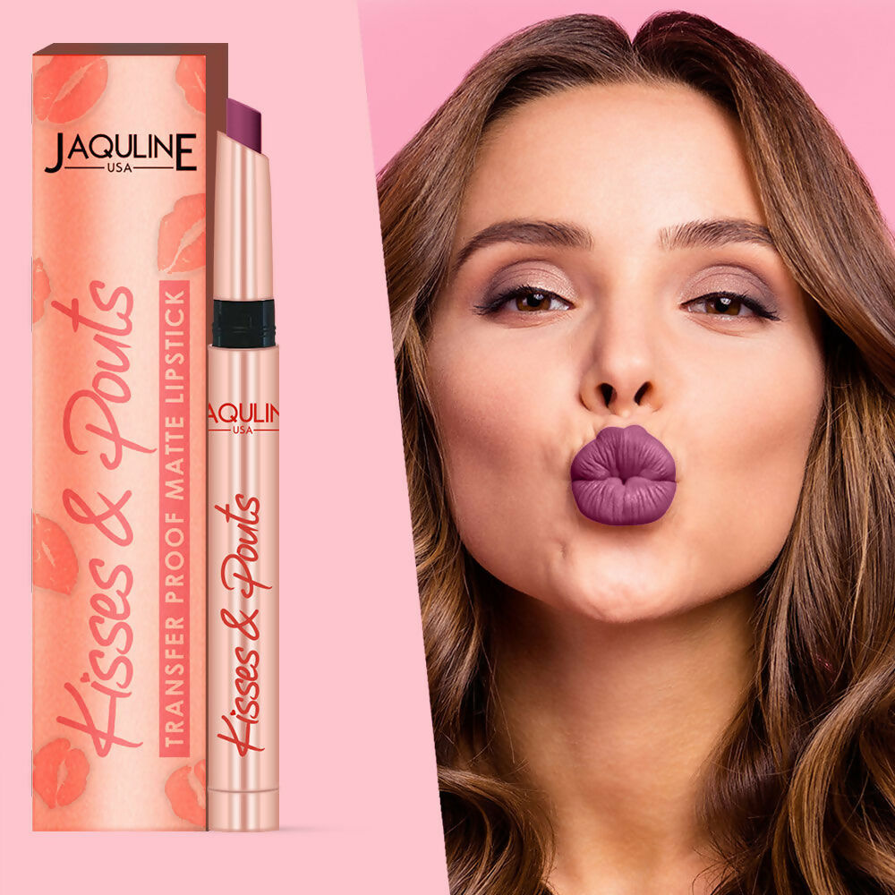 Jaquline USA Kisses & Pouts Transfer Proof Matte Lipstick - Butterfly Kiss 02