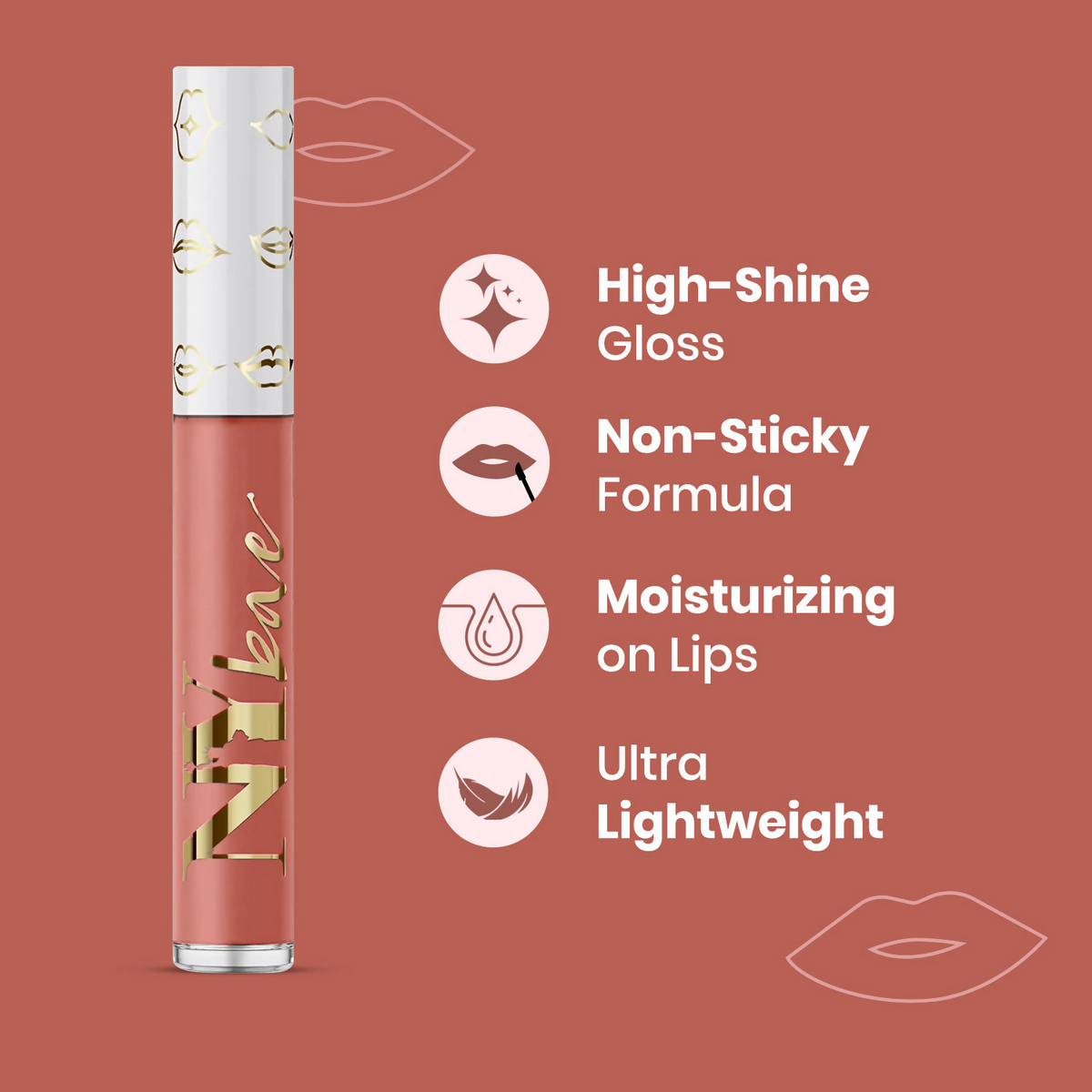 NY Bae Gloss Getter Lip Gloss - Caramel Cashew 07