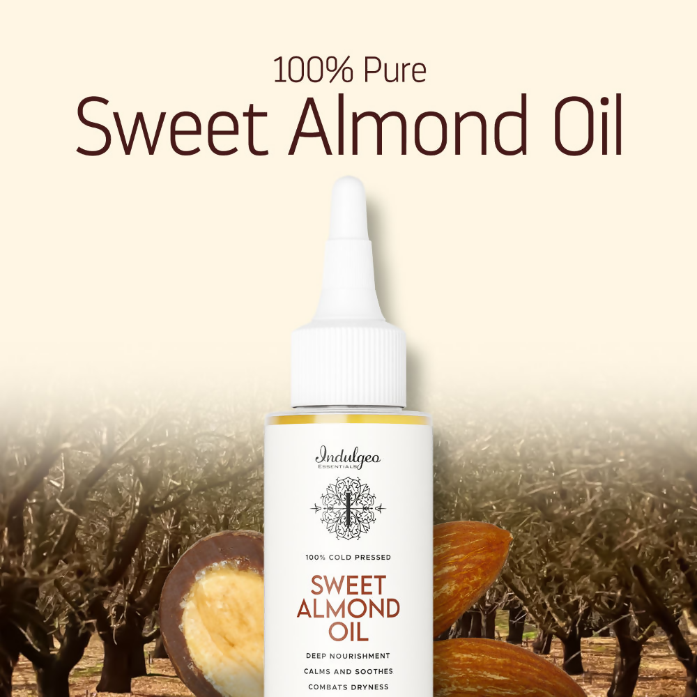 Indulgeo Essentials Cold Pressed Sweet Almond Oil