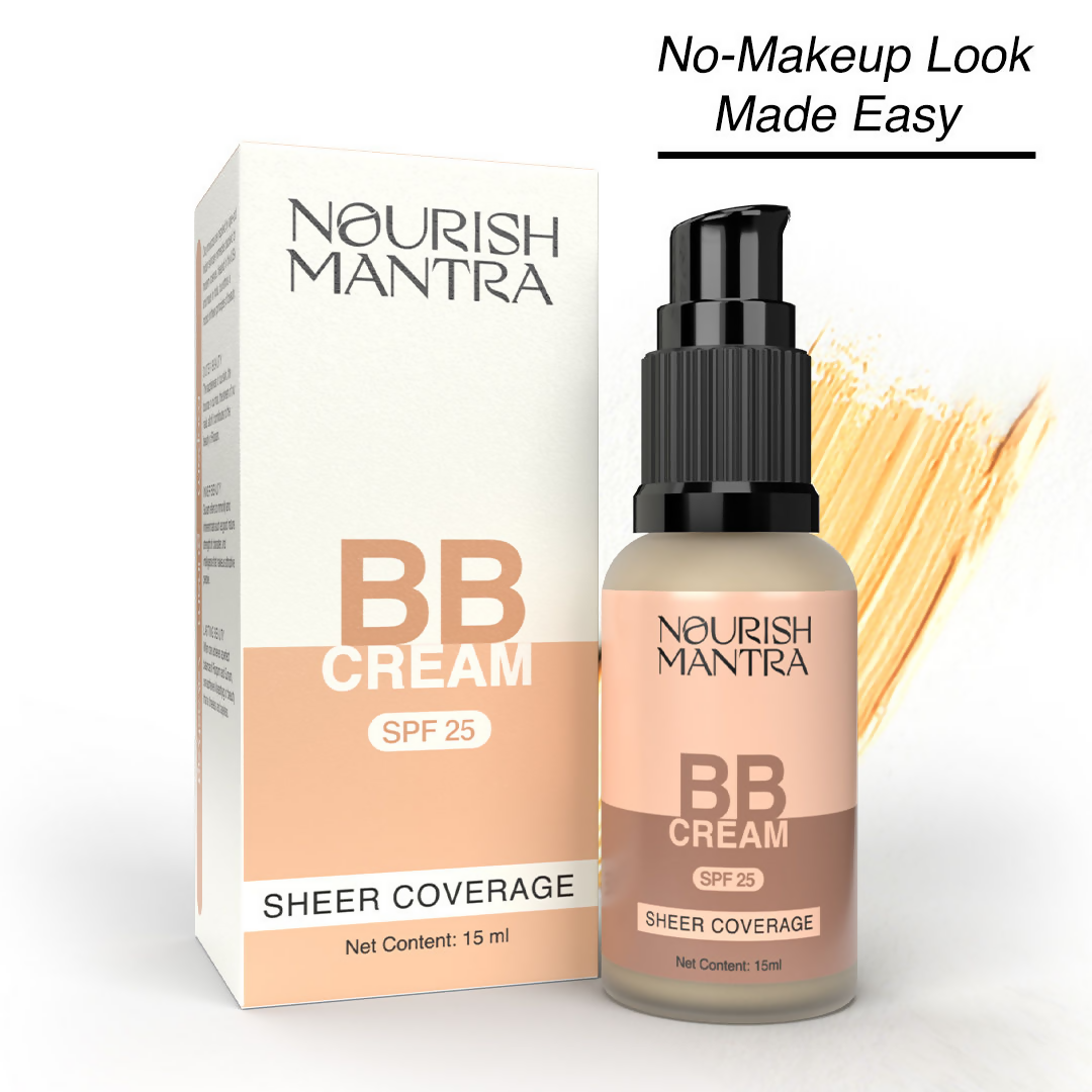 Nourish Mantra BB Cream with SPF 25 with SPF for Long-lasting, Even Coverage