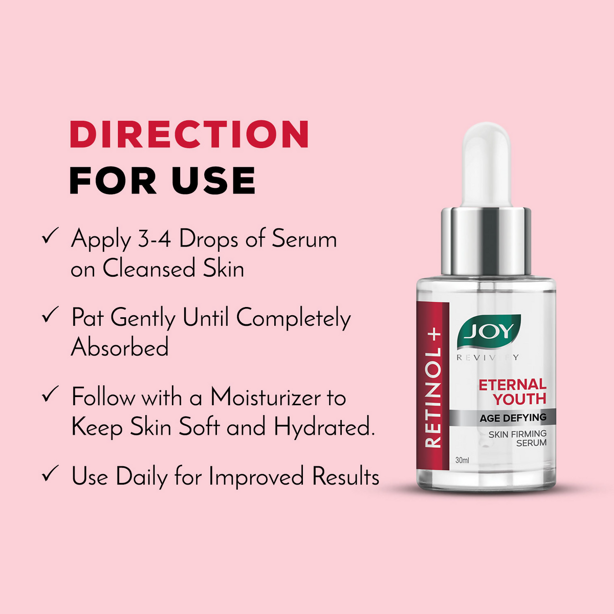 Joy Anti Ageing Retinol Face Serum