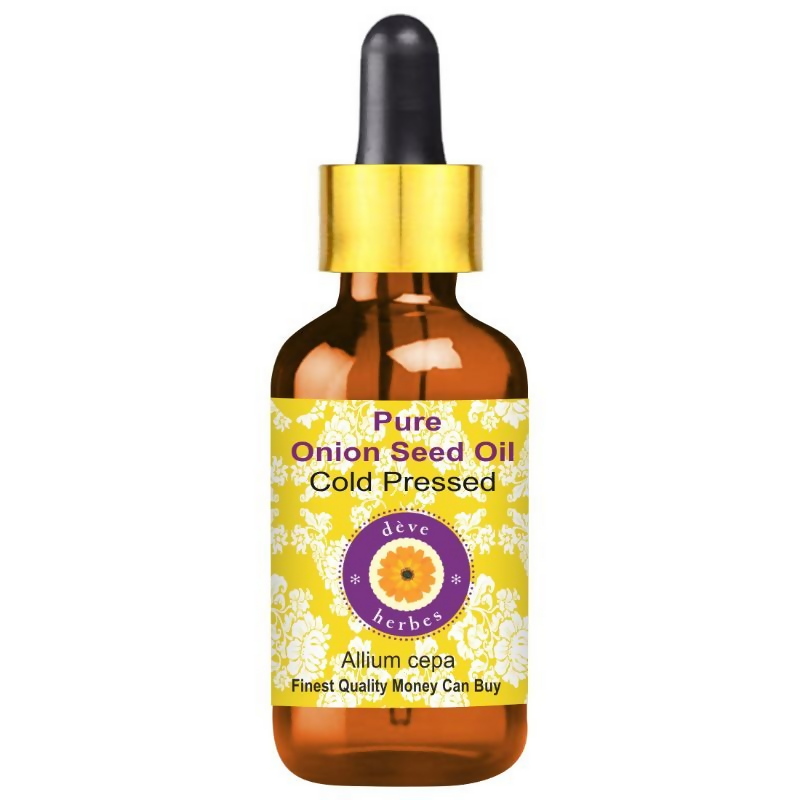 Deve Herbes Pure Onion Seed Cold Pressed Oil
