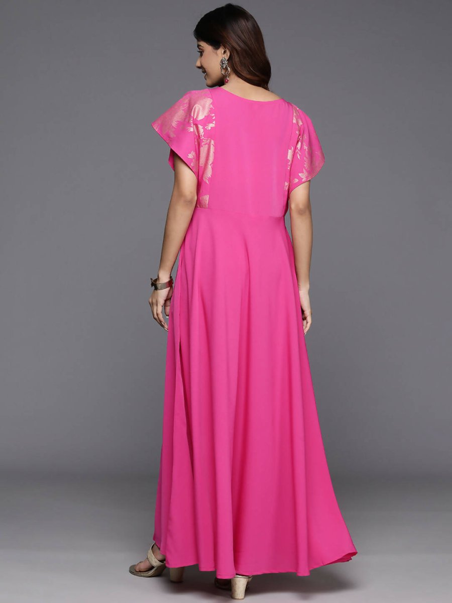Ahalyaa Women's Traditional wear Dress - Pink