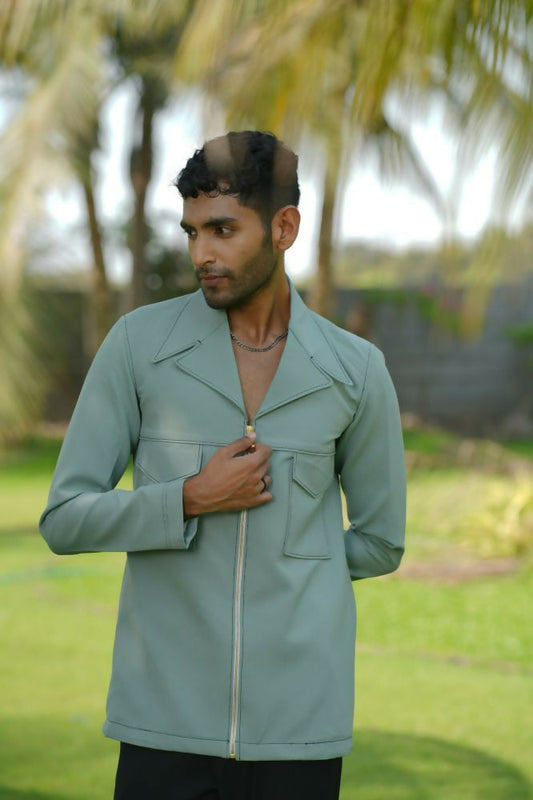 Sandrift Olive Shacket by Hilo Design