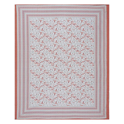 Rudra Bazaar Orange 210 TC Cotton Double King Bedsheet With 2 Pillow Covers