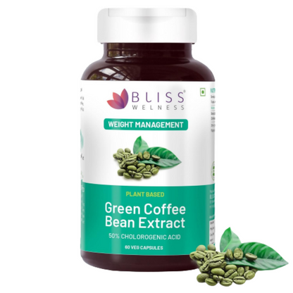 Bliss Welness Green Coffee Bean Extract Capsules
