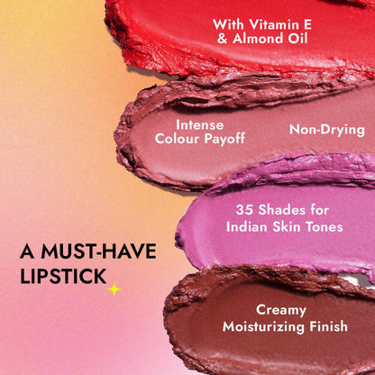 Nykaa So Creme Creamy Matte Lipstick - Wine & Grind