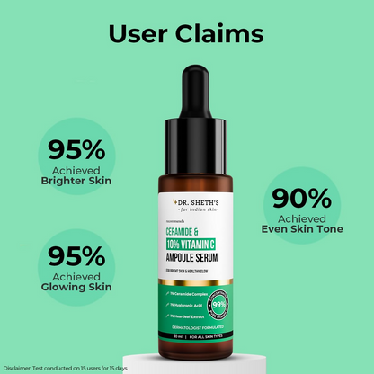 Dr. Sheth's Ceramide & 10% Vitamin C Ampoule Serum