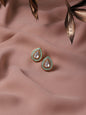 Blue Teardrop Shaped Studs Earrings - Ruby Raang