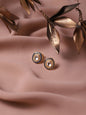 Blue Oval Drop Earrings - Ruby Raang
