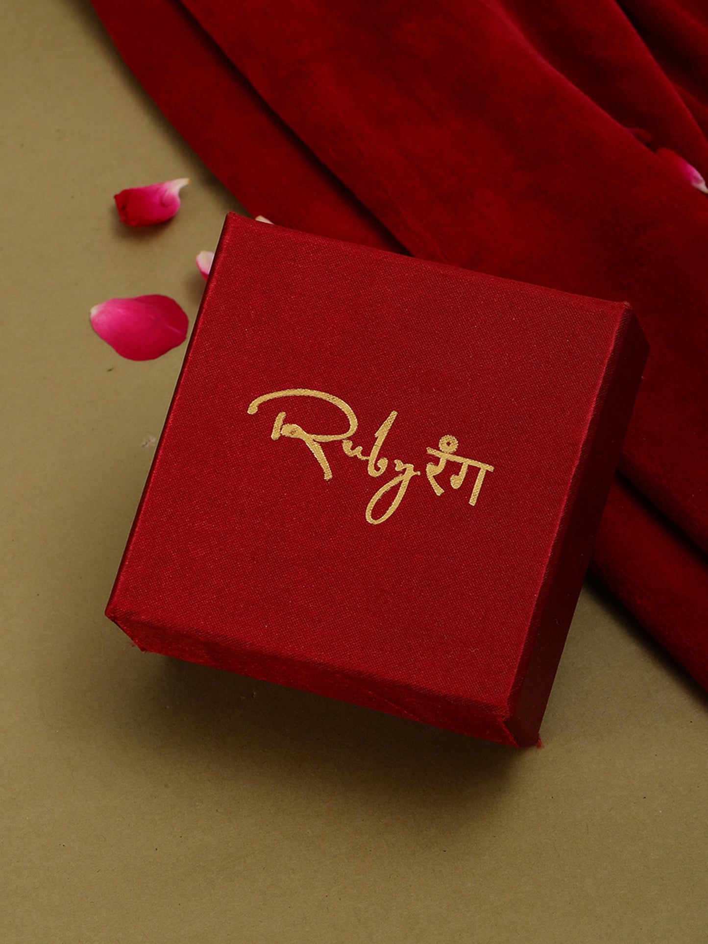 Meenakari and Pearl Kundan Maang Tikka - Ruby Raang