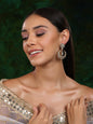 Chand Kundan Earrings - Ruby Raang