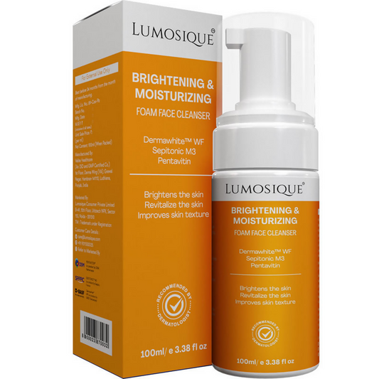 Lumosique Brightening And Moisturizing Foam Face Cleanser