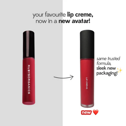 Ruby's Organics Lip Crème - Scarlet