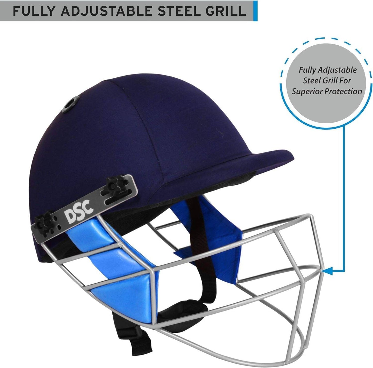 DSC Guard Cricket Helmet Small (Navy)