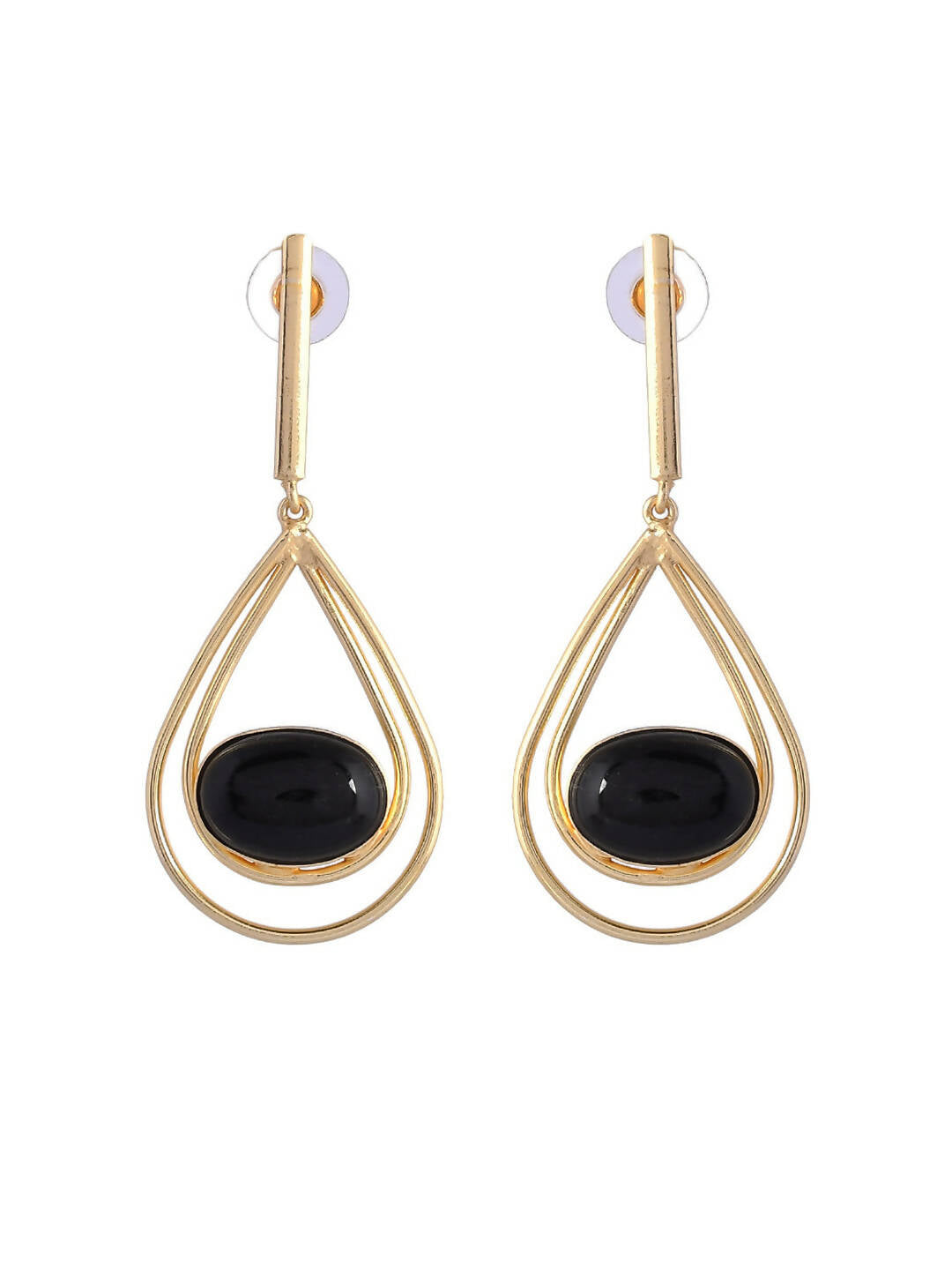 VOJ Women Gold Color stainless steel Earrings