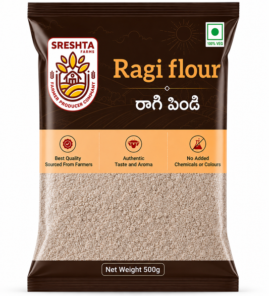 Sreshta Farms Ragi Flour (Ragi Pindi)