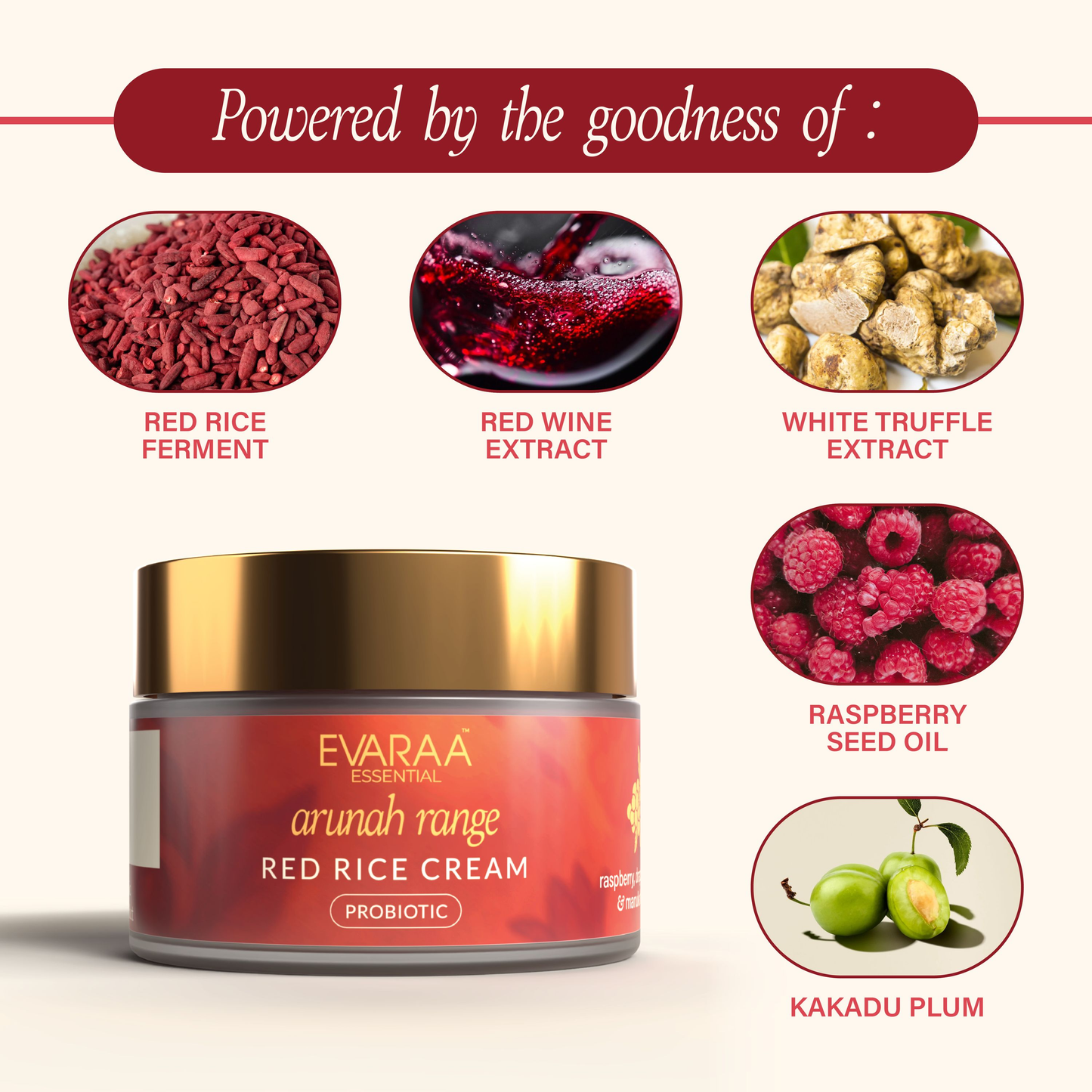 Evaraa Essential Red Rice Cream