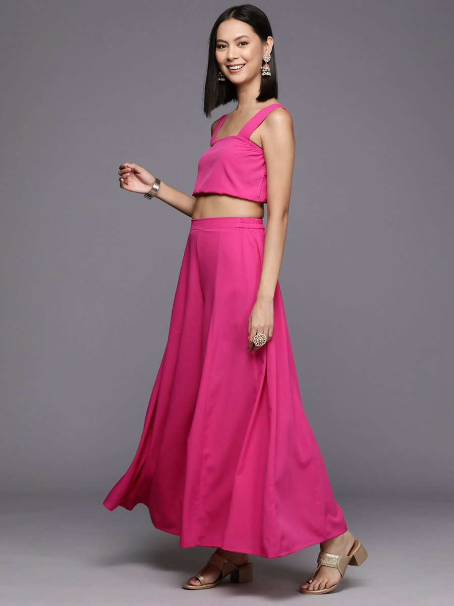 Ahalyaa Women's Traditional Wear Co-ods - Pink