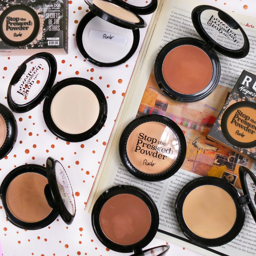 Rude Cosmetics Stop The Pressed Powder - Light 03