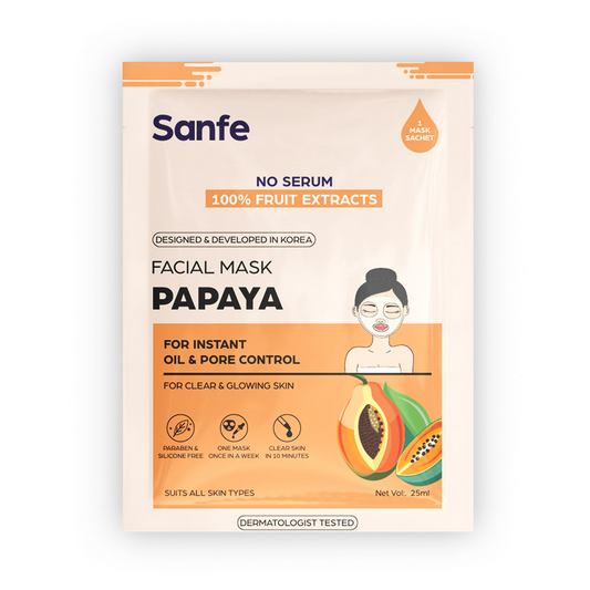 Sanfe Instant Oil Control Papaya Facial Mask