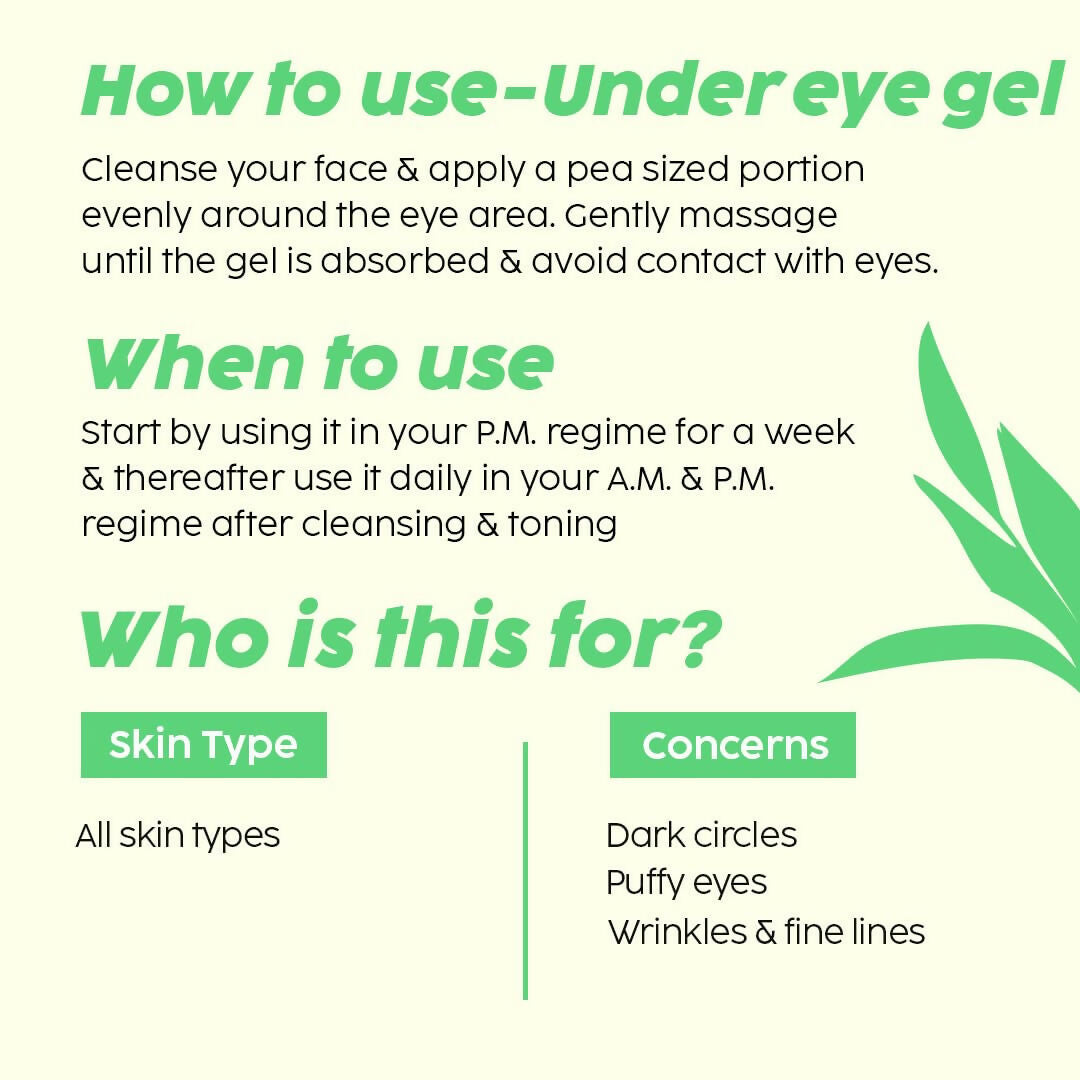 PLIX The Plant Fix Under-Eye Gel and SPF 50+ Guava Glow Sunscreen Combo