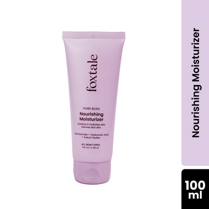 Foxtale Nourishing Moisturiser With Niacinamide & Vit E For 24Hr Hydration