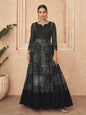 Myra Black Real Georgette Designer salwar kameez