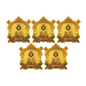 Stickerbazaar Micro Golden Mandir Big Sticker