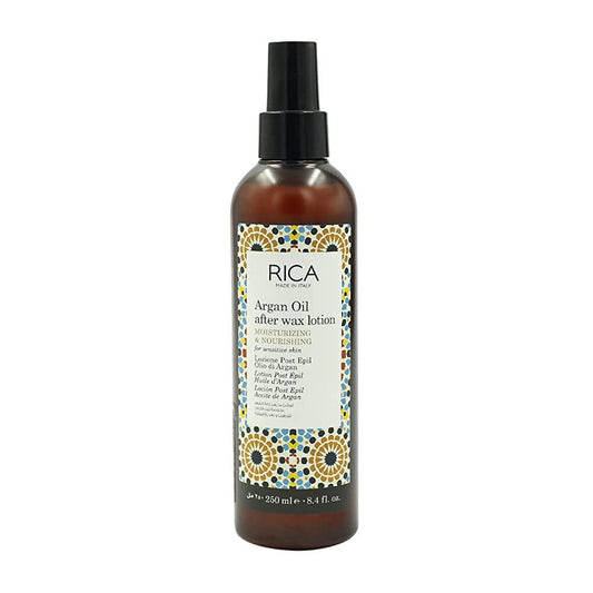 Rica Argan Oil After Wax Lotion for Sensitive Skin With Sun Flower Oil, Jojoba Oil & Vitamin E
