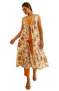 Janasya Orange Cotton Solid Set