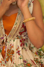 Janasya Orange Cotton Solid Set