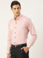 Jainish Men's Solid Formal Cotton Shirt ( SF 792Magenta )