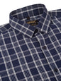 Jainish Men's Cotton Checked Half Sleeve Formal Shirts ( SF 808Blue )