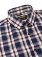 Jainish Men's Cotton Checked Half Sleeve Formal Shirts ( SF 808Navy )