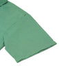Jainish Men's Cotton Solid Half Sleeve Formal Shirts ( SF 811Green )