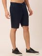 Jainish Men's Casual Cotton Solid Shorts ( SGP 153 Navy )