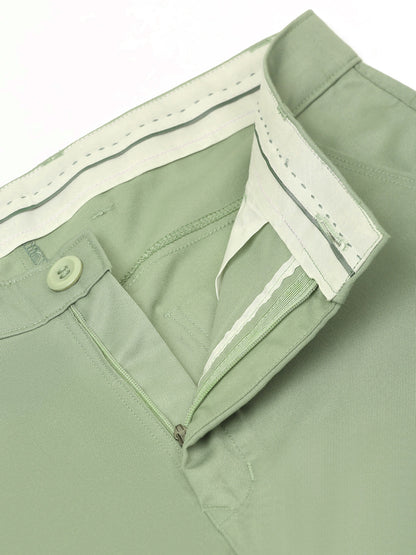 Jainish Men's Casual Cotton Solid Shorts ( SGP 153 Pista-Green )