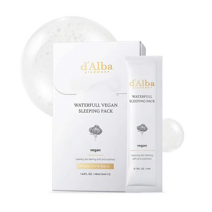 d'Alba Piedmont Italian White Truffle Waterfull Vegan Sleeping Pack