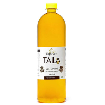 Saptham Taila 100% Wood Pressed Safflower Oil