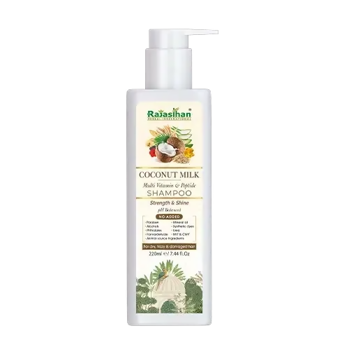 Rajasthan Herbals Coconut Milk Multi Vitamin & Peptide Shampoo