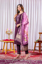 Sonakshi Women's Wine Green Viscose Silk Multi Embroidered Sequins With Hand Work Kurta Set With Dupatta