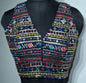 Kia Fashions Navy Blue Multi Color Embroidered Readymade Blouse
