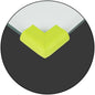 Safe-O-Kid U Shaped Medium Nbr Corner Cushions For Kids Protection