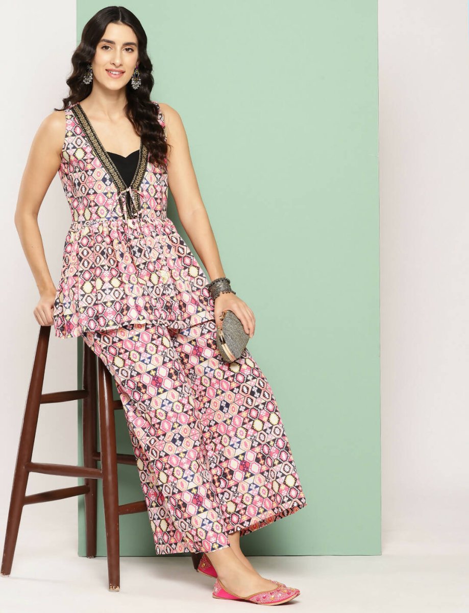 Ahalyaa Women's Traditional Wear Co-ods - Off-white
