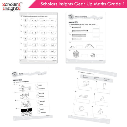 Scholars Insight Combo Set of Mathematics Workbooks For Grade 1| Set of 3| Problem Solving Book for Kids