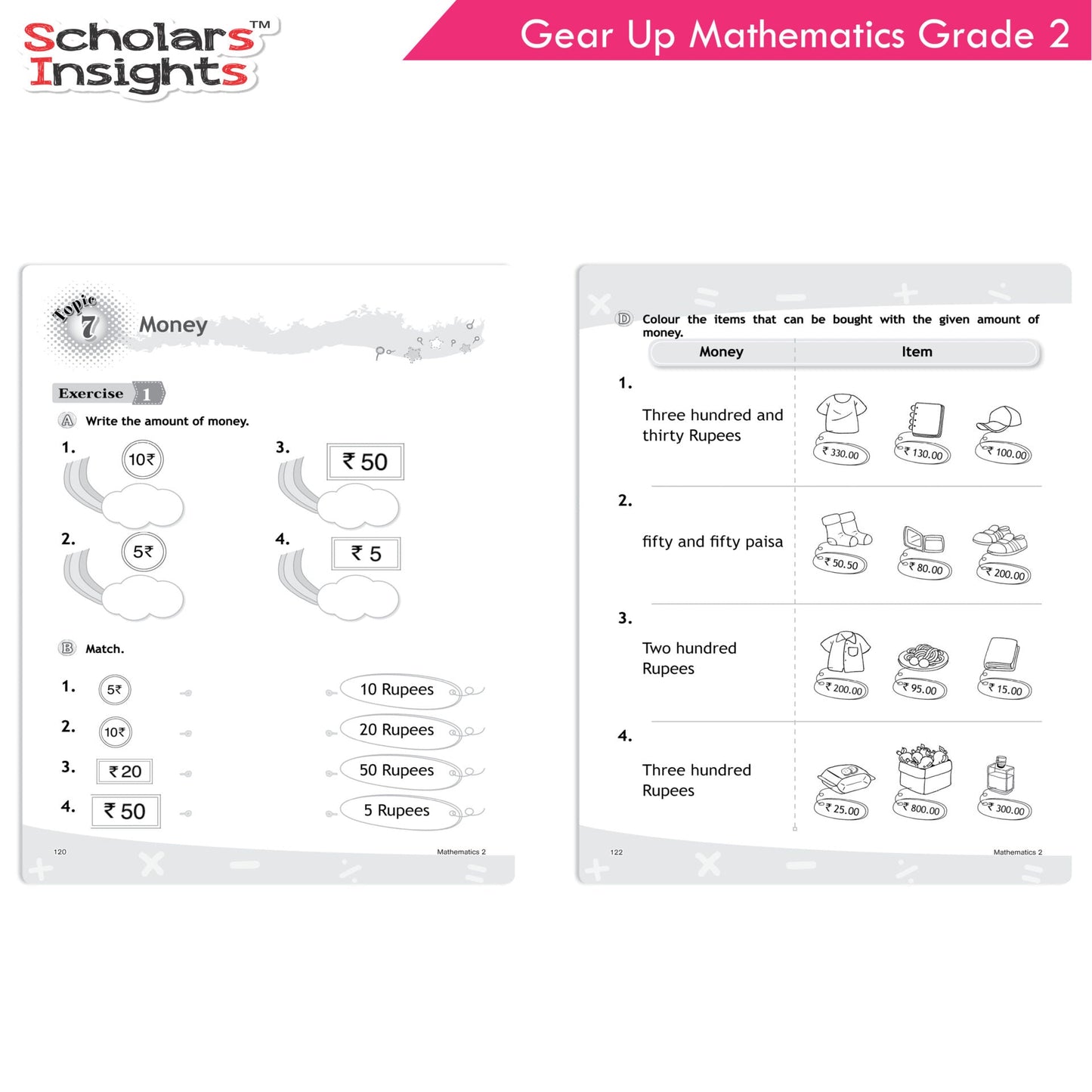 Scholars Insights Gear Up Maths Grade 2