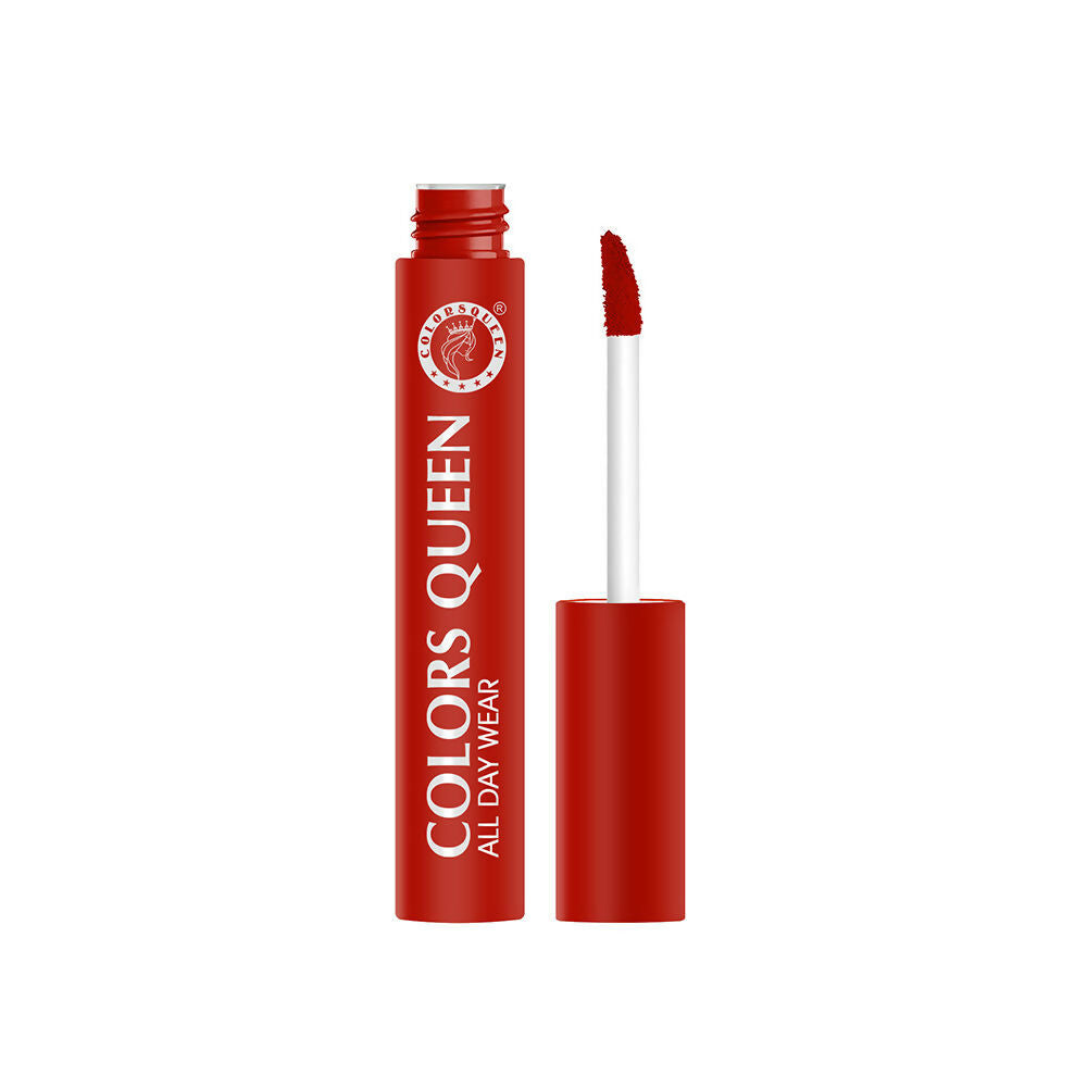 Colors Queen All Day Wear Liquid Lipstick - Retro Red